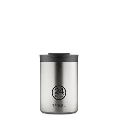 Travel Tumbler | Brushed Steel - 350 ml